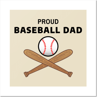 Proud Baseball Dad Posters and Art